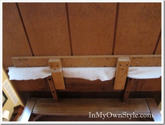 Brackets-on-table Brackets-on-table to make a table larger