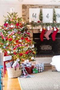 Red and white Christmas