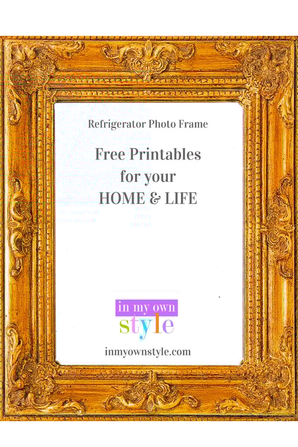 Fridge-Photo-Frame Printable
