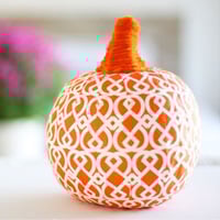 How to Decorate a Fake Pumpkin Using a Paper Napkin