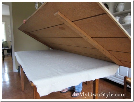 Putting-table-top-extention Putting-table-top-extention to enlarge a dining table