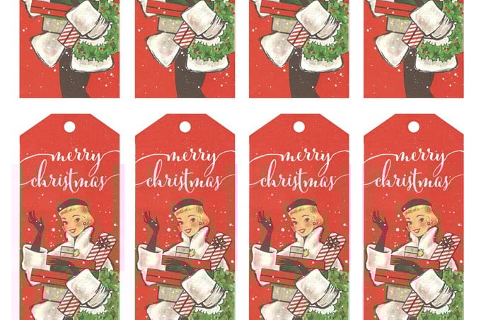 Vintage-Fashion-Christmas-gift-tags